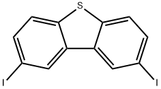 2,8-二碘二苯并噻吩 结构式