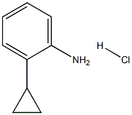 2-环丙基苯胺盐酸盐 结构式