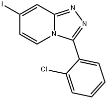 3-(2-Chlorophenyl)-7-iodo-[1,2,4]triazolo[4,3-a]pyridine 结构式