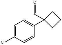 1-(4-氯苯基)环丁烷-1-甲醛 结构式