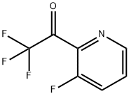 2,2,2-三氟-1-(3-氟吡啶-2-基)乙酮 结构式