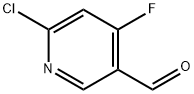 6-氯-4-氟烟醛 结构式