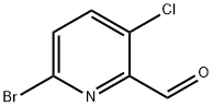 6-溴-3-氯吡啶甲醛 结构式
