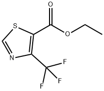 5-Thiazolecarboxylic acid, 4-(trifluoromethyl)-, ethyl ester
 结构式