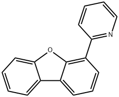 2-(二苯并呋喃-4-基)吡啶 结构式