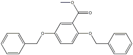 methyl 2,5-bis(benzyloxy)benzoate 结构式