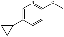 5-环丙基-2-甲氧基吡啶 结构式