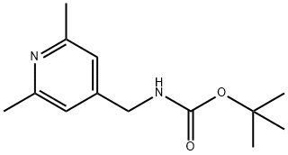 tert-butyl((2,6-dimethylpyridin-4-yl)methyl)carbamate 结构式