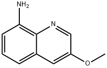 3-methoxyquinolin-8-amine 结构式