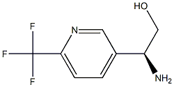 (S)-2-Amino-2-(6-(trifluoromethyl)pyridin-3-yl)ethanol 结构式