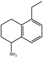 5-乙基-1,2,3,4-四氢萘-1-胺 结构式