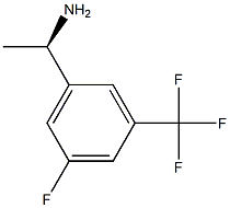 (R)-1-(3-氟-5-(三氟甲基)苯基)乙胺 结构式