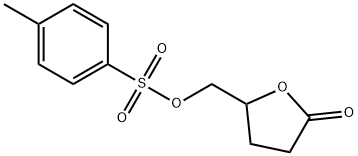 (5-Oxotetrahydrofuran-2-yl)methyl 4-methylbenzenesulfonate 结构式