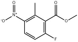 6-氟-2-甲基-3-硝基苯酸酯 结构式