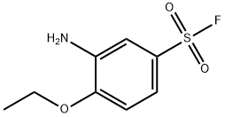 3-AMINO-4-ETHOXYBENZENESULFONYL FLUORIDE 结构式