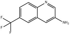 6-三氟甲基喹啉-3-胺 结构式