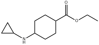 4-(环丙基氨基)环己烷羧酸乙酯 结构式