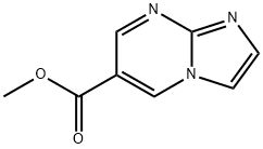 咪唑并[1,2-A]嘧啶-6-甲酸甲酯 结构式