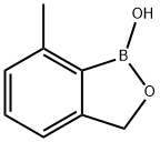 1,3-dihydro-1-hydroxy-7-methyl-2,1-Benzoxaborole 结构式