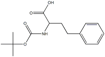 2-(TERT-BUTOXYCARBONYLAMINO)-4-PHENYLBUTANOIC ACID 结构式