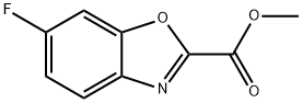 6 - 氟苯并恶唑-2-羧酸甲酯 结构式