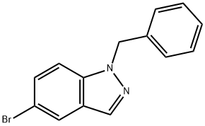 1-苄基-5-溴-1H-吲唑 结构式