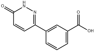 3-(6-氧代-1,6-二氢吡嗪-3-基)苯甲酸 结构式