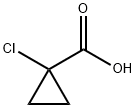 1-CHLOROCYCLOPROPANE-1-CARBOXYLIC ACID 结构式