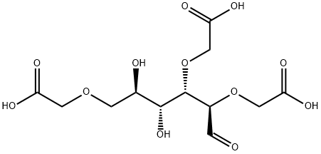 2,3,6-三-O-(羧甲基)-D-葡萄糖 结构式