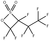 1-(Pentafluoroethyl)trifluoroethanesultone 结构式