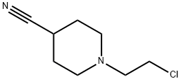 1-(2-氯乙基)哌啶-4-腈 结构式