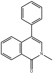 2-METHYL-4-PHENYL-1(2H)-ISOQUINOLINONE 结构式