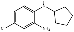 4-chloro-N1-cyclopentylbenzene-1,2-diamine 结构式