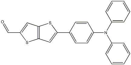 5-(4-Diphenylamino-phenyl)-thieno[3,2-b]thiophene-2-carbaldehyde 结构式