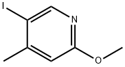 5-碘-2-甲氧基-4-甲基吡啶 结构式