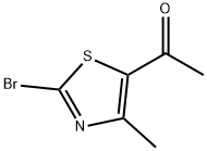 2-溴-4-甲基-5-乙酰基噻唑 结构式