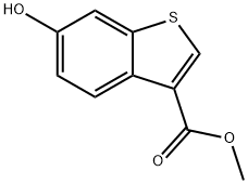 methyl 6-hydroxybenzo[b]thiophene-3-carboxylate 结构式