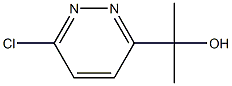 2-(6-CHLORO-PYRIDAZIN-3-YL)-PROPAN-2-OL 结构式