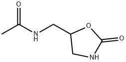 N-[(2-oxo-5-oxazolidinyl)methyl]acetamide 结构式