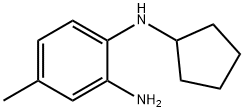 N1-cyclopentyl-4-methylbenzene-1,2-diamine 结构式