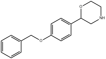2-(4-Benzyloxy-phenyl)-morpholine 结构式