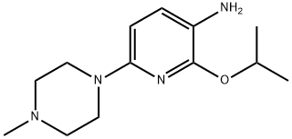 2-isopropoxy-6-(4-methylpiperazin-1-yl)pyridin-3-amine 结构式