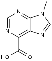 9-methyl-9H-purine-6-carboxylic acid 结构式