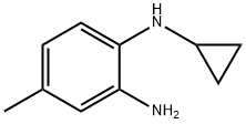 N1-环丙基-4-甲基苯-1,2-二胺 结构式