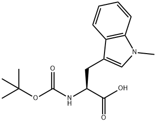 BOC-TRP(1-ME)-OH 结构式