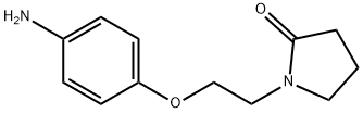 1-(2-(4-Aminophenoxy)ethyl)pyrrolidin-2-one 结构式