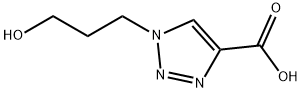 1-(3-羟丙基)-1H-1,2,3-三唑-4-羧酸 结构式