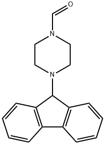 4-(9H-fluoren-9-yl)piperazin-1-carboxaldehyde 结构式