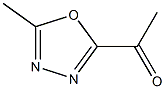 1-(5-甲基-1,3,4-噁二唑-2-基)乙酮 结构式