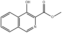 4-羟基异喹啉-3-羧酸甲酯 结构式